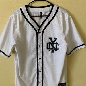 DIVIDED NYC BASEBALL STYLED JERSEY